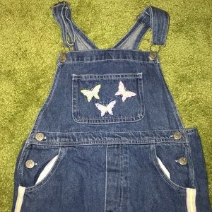 Size 7/8 Girls Overall Jean Dress